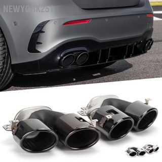 Newyork251 ปลายท่อไอเสียสเตนเลส 304 แบบเปลี่ยน สําหรับ Mercedes-Amg A45 W177 Cla45 C118 2019-2021