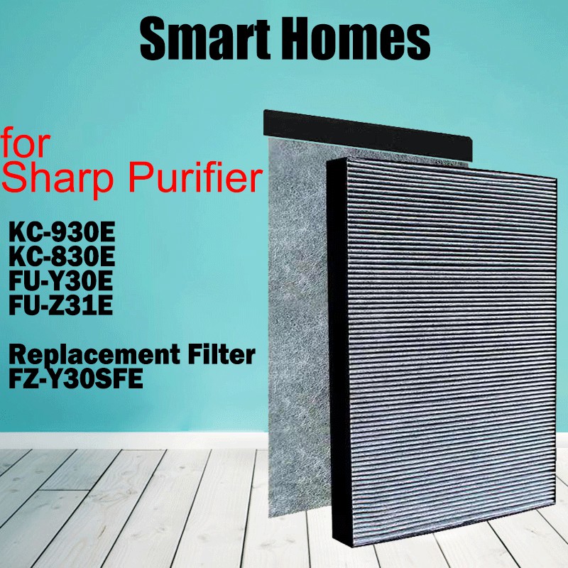 Fz-y30sfe Fit Sharp KC-930 KC-830 KC-930E KC-830E FU-Z31E FZ-Y30SFE KC-930E FUZ31EW FU-Z31 FU-Z31 FU-Z31 FU-Z31E-Z31E - ไส้กรองอากาศพร้อมอัพเกรด (พร้อมส่ง)