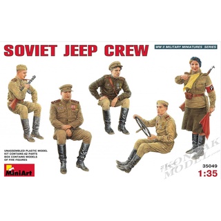 โมเดลฟิกเกอร์ MI35049 SOVIET JEEP CREW 1/35