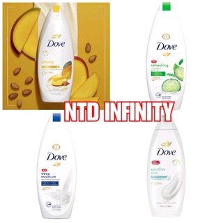 🇺🇸นำเข้า *พร้อมส่ง* ครีมอาบน้ำ Dove Body Wash 650ml. ขวดใหญ่มากก หอมมาก กลิ่นติดทน นำเข้าจากอเมริก