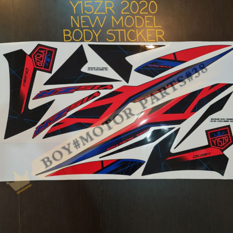 Y15 Y15ZR LC150 2020 BODY STICKER STRIPE ( 30 ) รุ่นใหม่ ( 9 COLOUR )