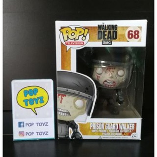 FUNKO POP Walking Dead Prison Guard Walker 68 ของแท้ งานเก่าเลิกผลิตแล้ว หายาก แถมกล่องใส มีของพร้อมส่งไม่ต้องรอพรีออเดอ