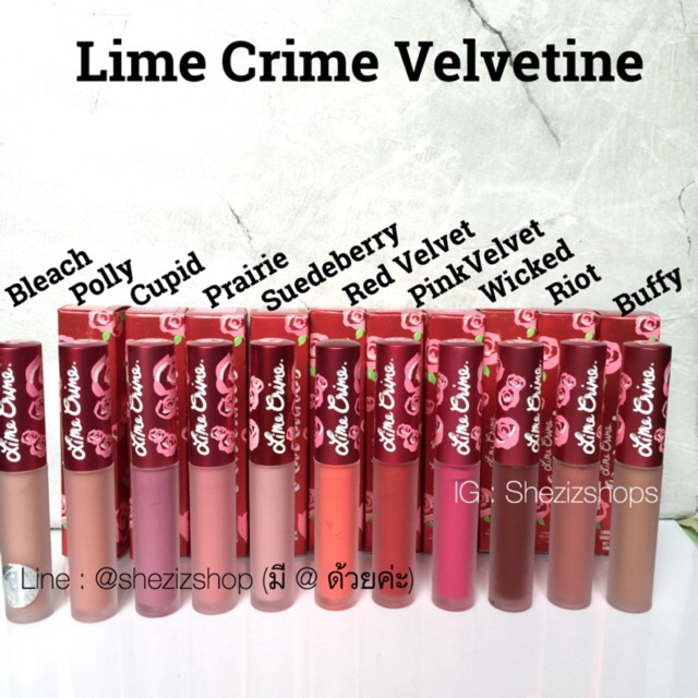 Lime Crime Velvetines Liquid Matte Lipstick🌸🌸