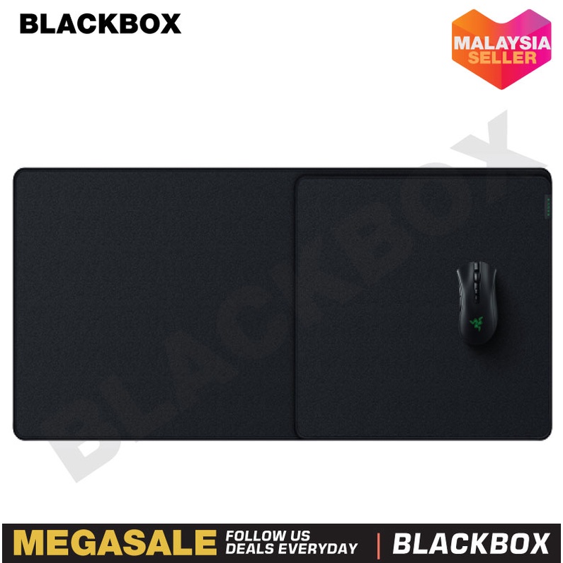 Razer Strider Hybrid Gaming Mouse Mat แผ่นรองเมาส์ สีดํา - ใหญ่/XXL (รับประกัน Razer 1 ปี)
