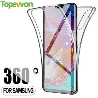 Topewon เคสโทรศัพท์กันกระแทก 360 องศาสําหรับ Samsung Galaxy Note 20 Ultra 8 9 10 S 10 S 20 Plus A 51 A 71 A 10 A 30 A 50 A 70