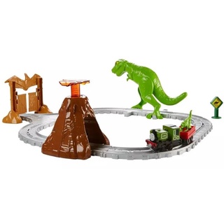 thomas &amp; friends dino discovery ชุดรถไฟโทมัส รถไฟสีเขียวพร้อมไดโนเสาร์และราง