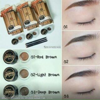 เจลเขียนคิ้ว​ Mei Linda  Browery Eyebrow Gel