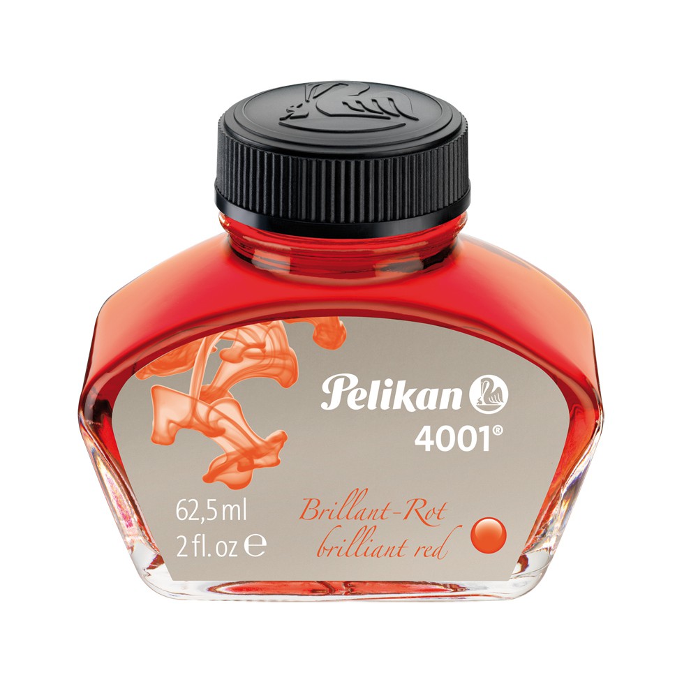 น้ำหมึกปากกา Pelikan 4001 brilliant red