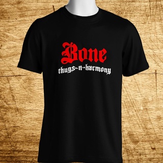 De32wew632 เสื้อยืด ผ้าฝ้าย พิมพ์ลาย Bone Thugs N Harmony Rap สไตล์ฮิปฮอป สําหรับผู้ชาย POI32SDF35516