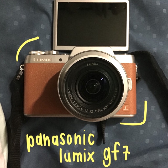 กล้อง panasonic lumix gf7 แถมเลนส์2ตัว แบต2ก้อน คุ้ม