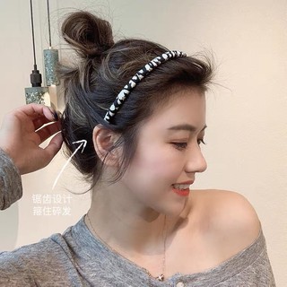 ที่คาดผมกันลื่นสไตล์เรโทรหญิงเกาหลี 2021 ใหม่ headwear แฟชั่นRetro non-slip hairpin headband female Korean