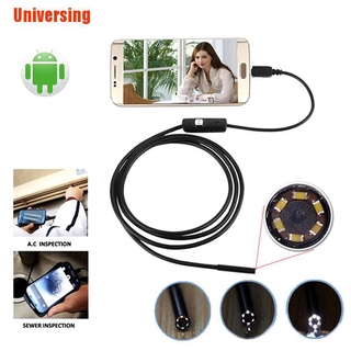 (Universing) เชือกเส้นเล็ก 7 มม. 1-10 ม. กล้องเอนโดสโคป Micro Usb + Hd สําหรับ Pc Endoscope