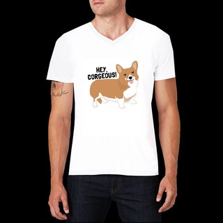 เสื้อลายหมา DF29 เสื้อยืด เสื้อยืดลายหมา สุนัขคอร์กี้ เสื้อยืดพิมพ์ลาย corgi dog T Shirt