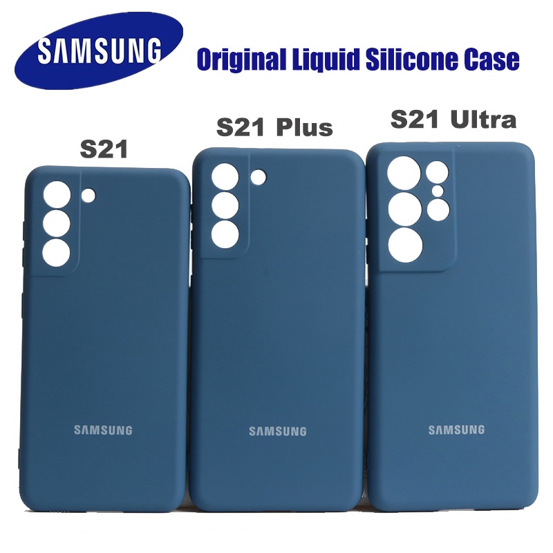 ของแท้ เคสโทรศัพท์มือถือ ซิลิโคนนิ่ม แบบป้องกัน ปิดด้านหลัง สําหรับ Samsung Galaxy S21 5G S21 S21+ plus S21 Ultra – โปรปัง