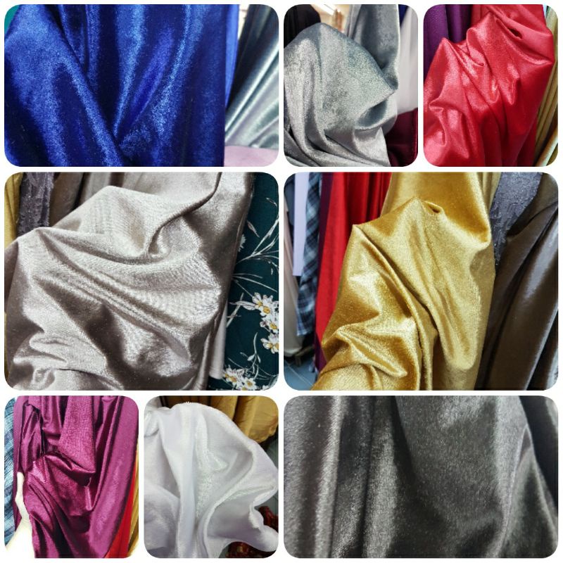 ผ้ากำมะหยี่ยืด กำมะหยี่ขนสั้น ปูรองถ่าย พร๊อพ ตัดเดรส ผ้าเมตร ฉากถ่ายรูป ถ่ายพร็อพ กว้าง 150 cm