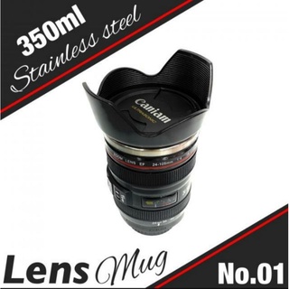 Camera Lens Mug แก้วเก็บอุหภูมิเลนส์กล้อง 350ml