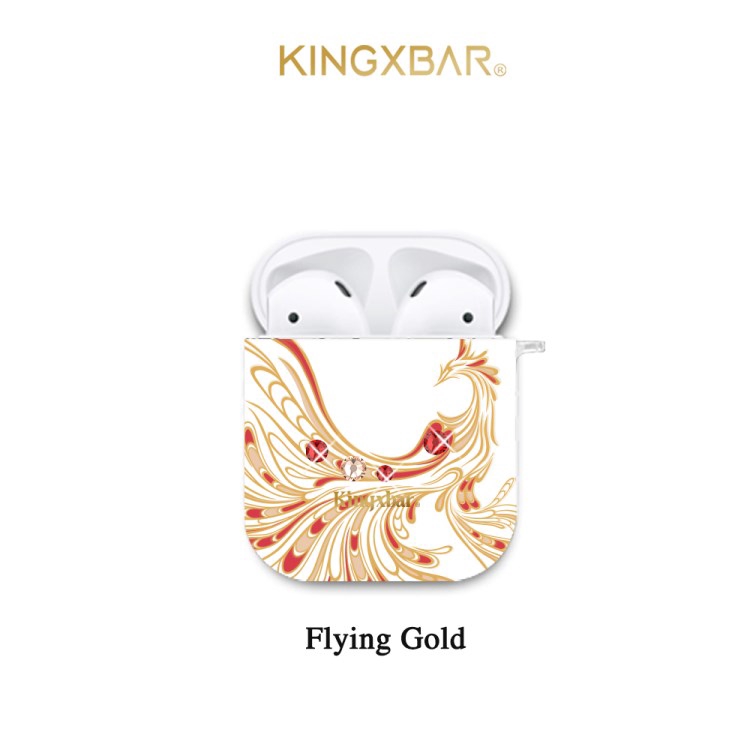 Kingxbar Flying penix authorized Swarovski Rhinestone สำหรับ Apple Airpods