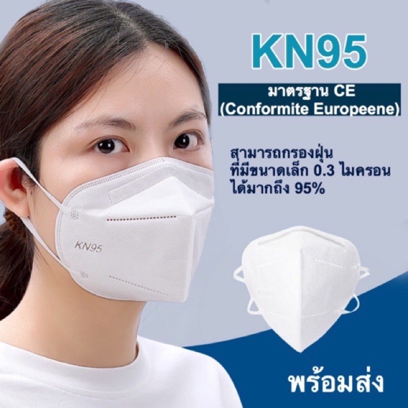 หน้ากากอนามัย kn95 แบบ3m 10 ชิ้น