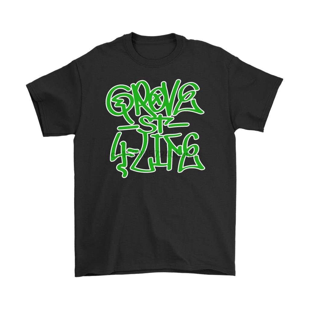 ผู้ชาย Appreal สุดยอด Emerchency Grove Street เสื้อ Grove Street 4 Life Gta T เสื้อ Inspire Slim Fit