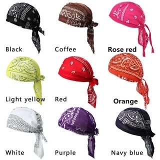 NEBULANEST หมวกโจรสลัดกีฬากลางแจ้งมะเร็ง Chemo หมวกผ้าฝ้าย Elastic Headscarf Bandana