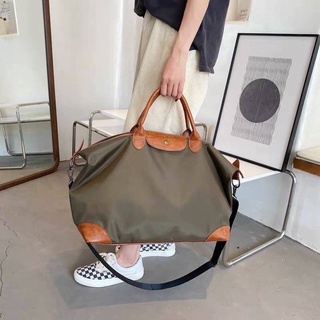 กระเป๋าเดินทางขนาดใหญ่ UNISEX LONGCHAMP BOXFORD TRAVEL BAG L เดินทาง ถือ สะพายได้ไม่มีเอ้าท์