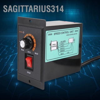 Sagittarius314 เครื่องควบคุมความเร็วมอเตอร์ไฟฟ้า Ac 220V 50 60Hz เฟสเดียว