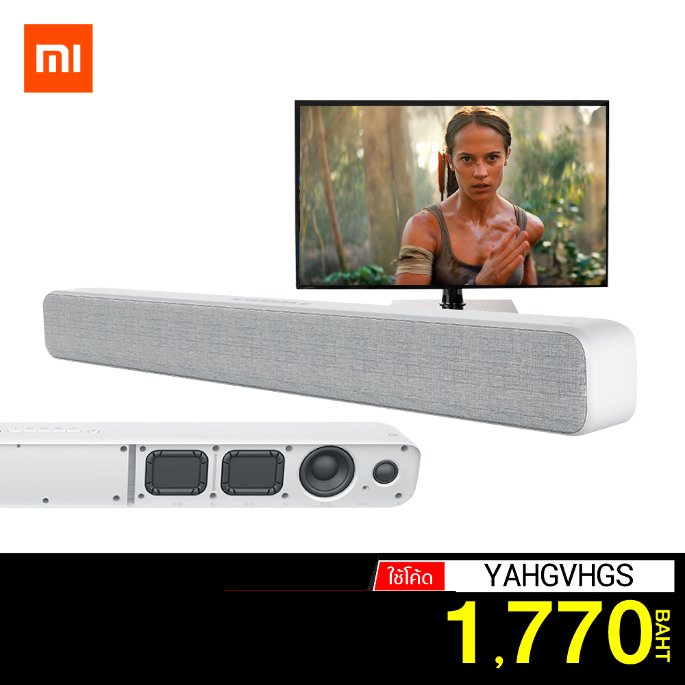 [เหลือ 1770 บ. โค้ด YAHGVHGS] Xiaomi Mi TV Speaker Soundbar ลำโพงซาวด์บาร์ 8ดอก ยาว 83ซม. -30D