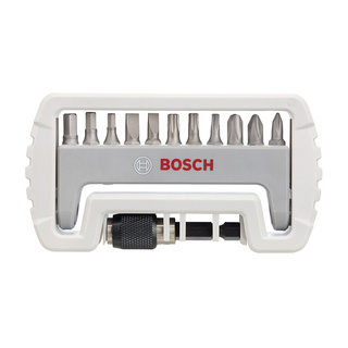 🔥The Best!! ดอกไขควง 12 ชิ้น BOSCH รุ่น SDB Compact 12 pcs. สีน้ำเงิน Screwdrivers &amp; Nut Drivers