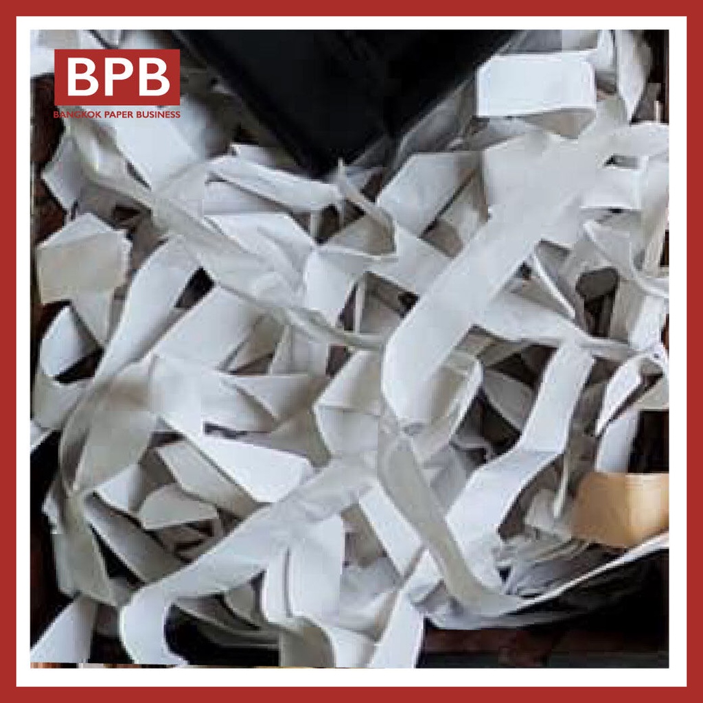 กระดาษฝอยสีเทา  กระดาษฝอยกันกระแทก ผลิตจากกระดาษรีไซเคิล [Shredded Paper]