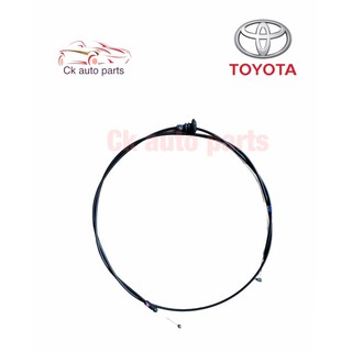 สายดึงฝากระโปรงหน้า แท้ โตโยต้า ยาริส 2013-19 Toyota YARIS 2013-19 hood lock cable