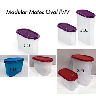 TUPPERWARE ทัปเปอร์แวร์โมดูลาร์ Mates Oval ll 1.1L/IV 2.3L (1 ชิ้น)