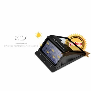 Solar motion sensor light 35led 3โหมด มีไฟหรี่ ไฟติดผนังโซล่าเซลล์พลังงานแสงอาทิตย์ *