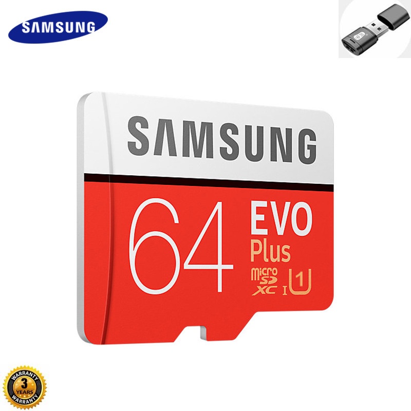 SAMSUNG EVO Plus/EVO Micro SD Card 128GB 64GB 32GB 512GB 256GB Micro SD 128gb Flash Memory