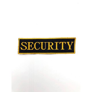 อาร์ม SECURITY แบบเย็บติดเสื้อ