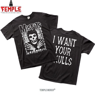 เสื้อยืด พิมพ์ลาย Misfits I Want Your Skulls สําหรับผู้ชาย