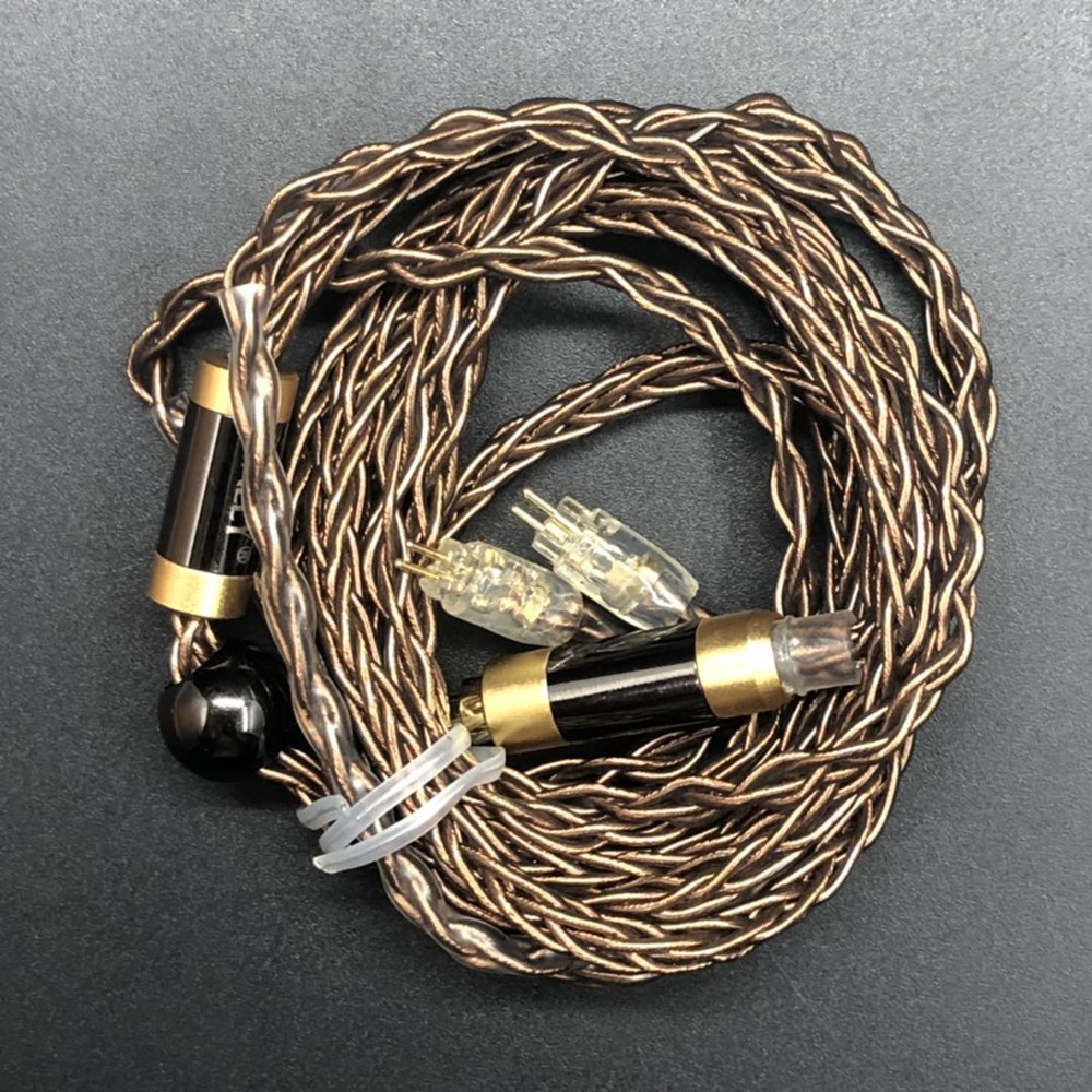 JCALLY Coffee JC08 5N OFC 8 Shares 200 Cores 2Pin 0.78mm MMCX QDC Connector Earphone Upgrade Cable f