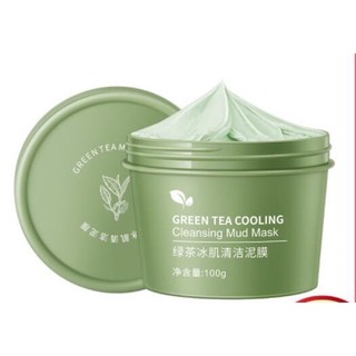 มาร์คโคลนชาเขียว มาร์กหน้าลดสิว (Green Tea Cleansing Mask 100g)