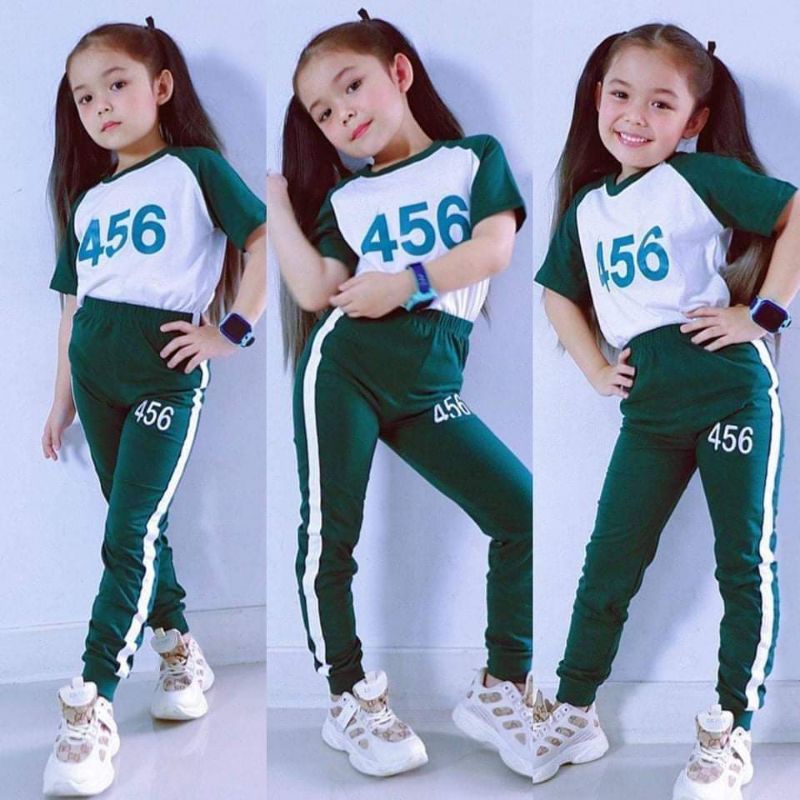 ชุดเด็กสควิดเกม (Squid Game) ชุดเล็กเข้าทรง พร้อมส่งไม่ต้องรอ😍