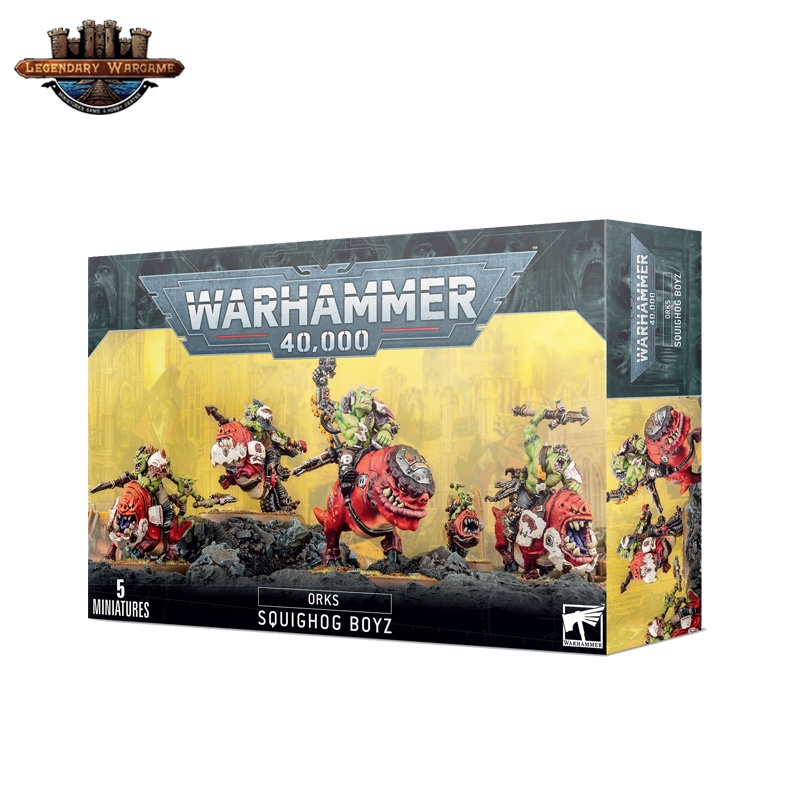 [200A พร้อมส่ง] WARHAMMER 40K :ORKS: SQUIGHOG BOYZ โมเดลเกมสนามจำลอง