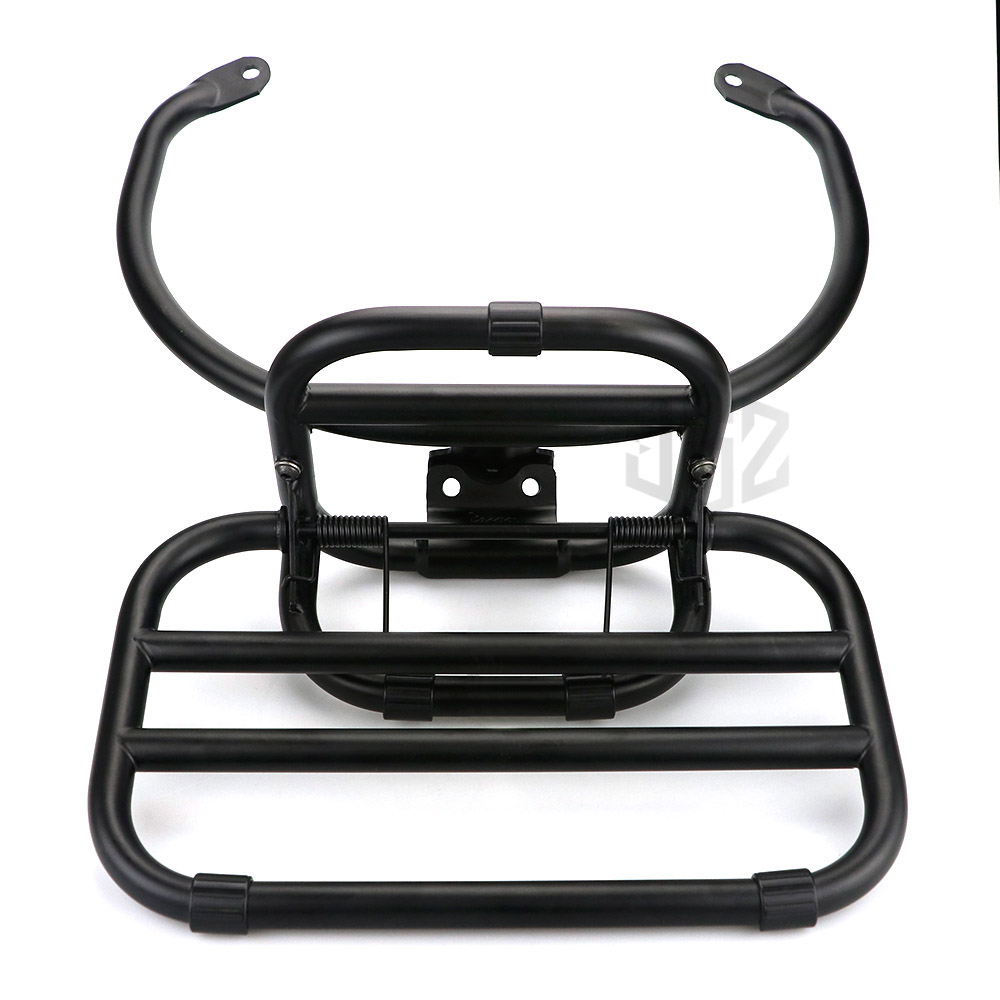GTS Motorcycle Rear Luggage Pack Rack Plated Bracket Holder Folding ...