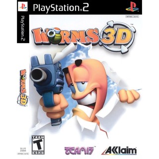 แผ่นเกมส์ WORMS 3D PS2 Playstation2 คุณภาพสูง ราคาถูก