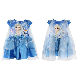 ชุดเดรสกระโปรง Frozen (สีฟ้า) DFZ252-26