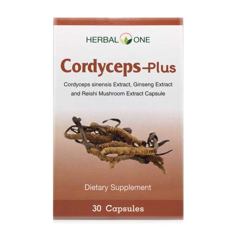 อ้วยอันโอสถ /Herbal One ตังถั่งเฉ้า Cordycepts-Plus 30 เม็ด