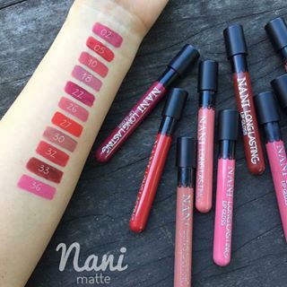 แท้💯 NANI LIP ลิปสติก นานิ ลิปแมท เบอร์1-9 ลิปแมท lipmatte