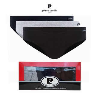 Pierre Cardin PB-209 (PACK3) เซ็ตกางเกงในชาย Classic Macho Brief Underwear มี3สี ภายในกล่อง