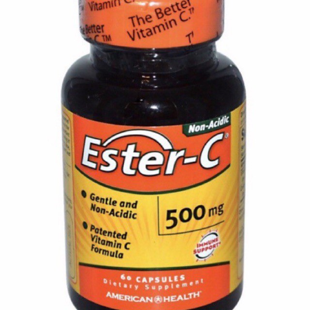 American Health Ester-C, 500 mg, 60 Capsules, Vitamin C