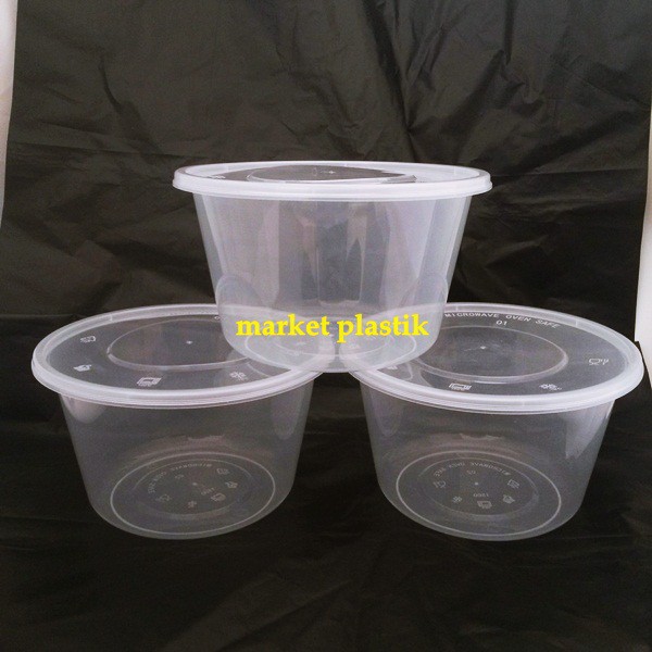 Aeco bowl M 1500ml/ชามพลาสติก/ชาม 1500ml/ถ้วยพุดดิ้ง