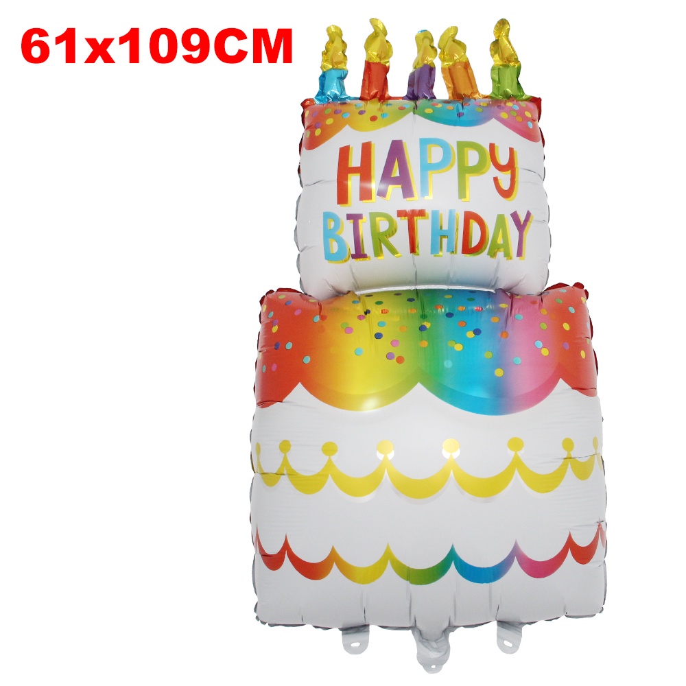 ลูกโป่งฟอยล์อลูมิเนียมรูปการ์ตูนม้าลายขนาดใหญ่สําหรับตกแต่งเค้กวันเกิด - รูปที่ 4