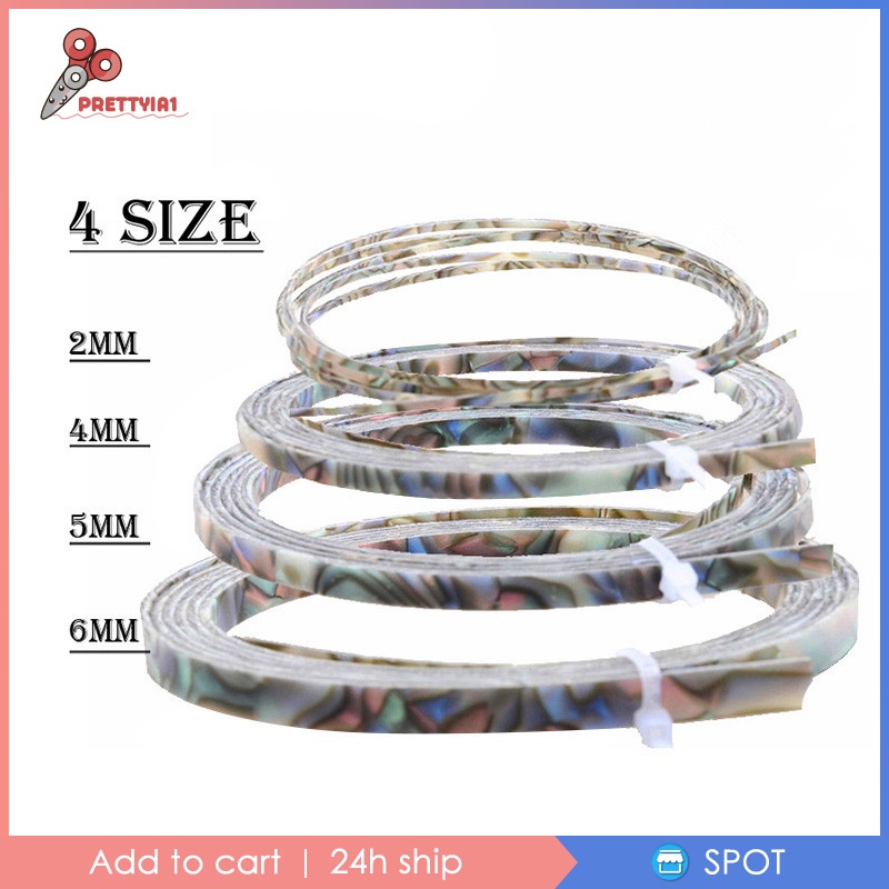 ✨พร้อมสต็อก✨Celluloid Guitar Binding Strip Inlays for Mandolin Ukulele Luthier