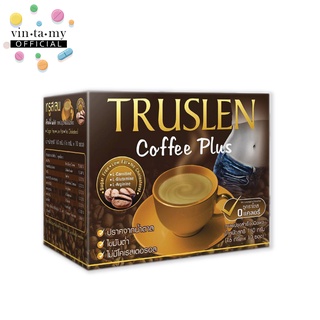 Truslen(ทรูสเลน) Coffee Plus กาแฟเข้มข้นช่วยลดน้ำหนัก ขนาด 160 กรัม (16 กรัม x 10 ซอง) [EXP.16/07/2022]